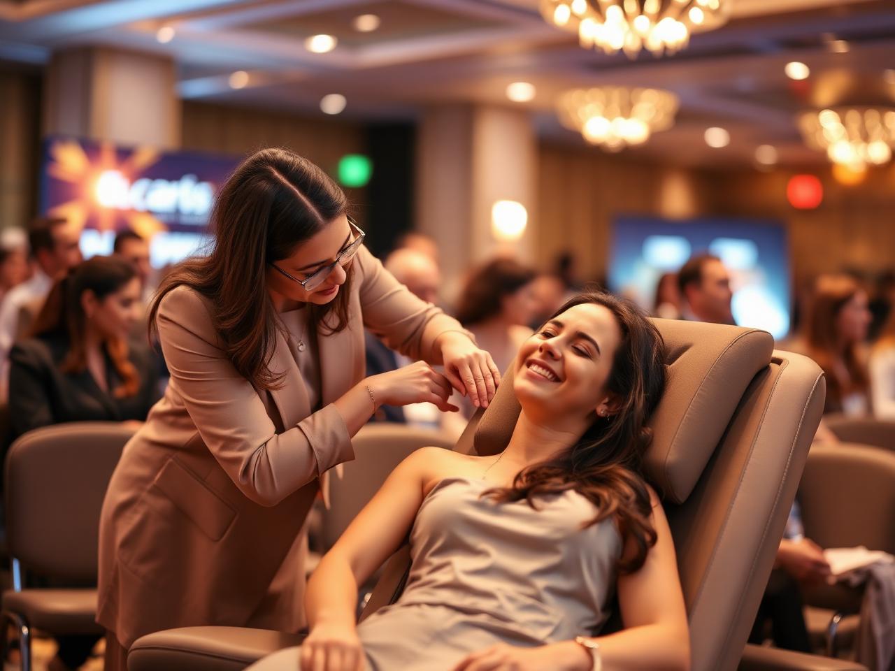 Masaže na dogodkih – masaža na delovnem mestu v podjetju